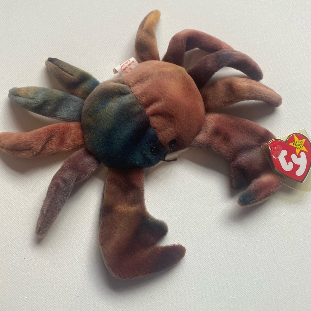 Vintage Claude the Crab Ty Beanie Baby